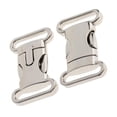 thumbnail image 1 of 2x2 Piezas de Metal, Hebilla de Liberación Lateral, de Cordón, Collar para Mascotas, Plata, 3,5x2,0 Cm, 1 of 10