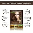 thumbnail image 4 of Herbishh Hair Color Shampoo for Gray Hair, Men & Women, Travel Size, 10+1 Pack (Chestnut Brown 30 ml), 4 of 10