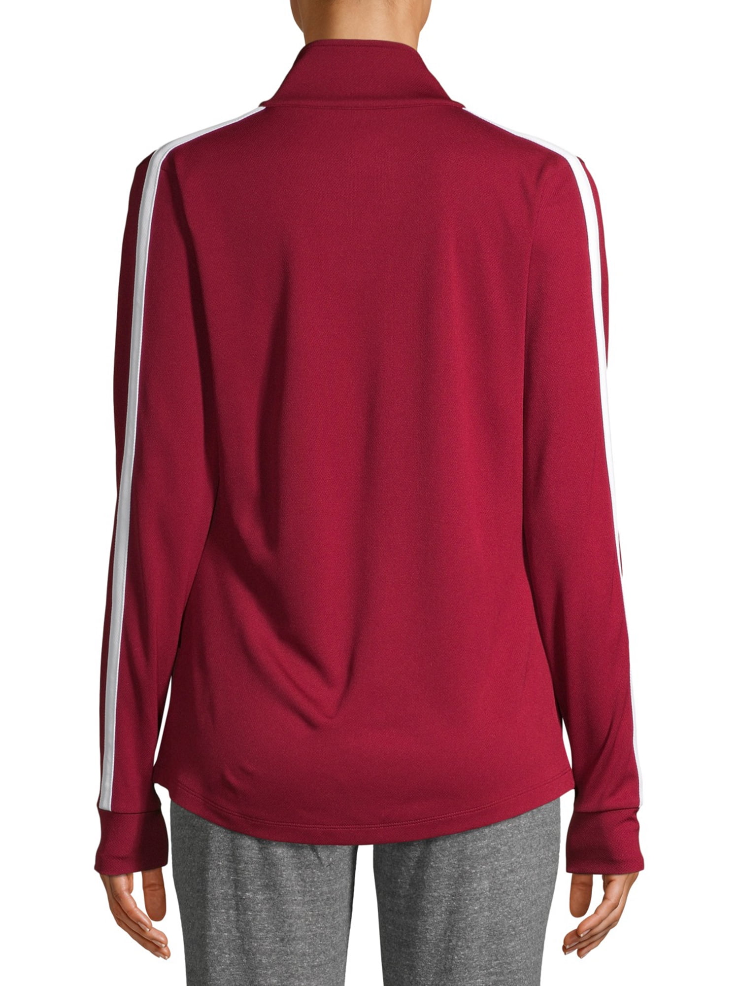 Athletic Works Long Sleeve Active Fit Stripes Fashion Jacket (Women's) 1 Pack