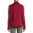 thumbnail image 3 of Athletic Works Women's Athleisure Track Jacket with Contrast Stripes, 3 of 6