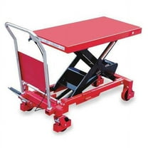 Dayton Scissor Lift Table, 2000 lb. Cap, 20"W, 40"L 6W804