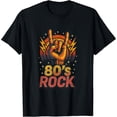 thumbnail image 2 of 100% Cotton 80's Rock - Rock 80s Music Retro Vintage Concert T-Shirt, 2 of 5