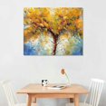 thumbnail image 2 of Nawypu  Large Tree Wall Art Love Heart-Shaped Tree of Life Picture Painting Prints Orange Modern Abstract Artwork Home Office Living Room Bedroom Decoration Framed Ready to Hang, 2 of 6