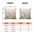 thumbnail image 6 of Decorative Throw Pillow Covers 20x20 Inch Set of 2 Blue Flower Floral Leaves Home Decor Pillow Cases for Couch, Branch Plant Nature Cushion Case for Living Room Bedroom Bed Car Chair, 6 of 9