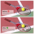 thumbnail image 5 of Tennis Racket Dampener [3PCS] - Funny Flower Shape Silicone Tennis Shock Absorber Racket Vibration Dampener [Red], 5 of 7