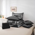 thumbnail image 6 of Castle Fairy Teenagers Animal Bears Bedding Comforter Set,Black Grey King Bedding Sets, 6 of 8