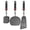 Mixed 3 Pack, variant on Silicone Kitchen Spatula Set Mixed 5 Pack For Nonstick Cookware Cooking