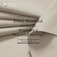 thumbnail image 6 of HEIRLOOM COMFORT Ivory Cloth Napkins 17"x17" - Set of 6 - Soft, Absorbent, Durable, Reusable, Washable - 100% Cotton Table Linen for Spring, Easter, Baby Showers, Weddings, Parties, Everyday Use, 6 of 8
