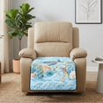 thumbnail image 4 of ZIATUBLES Underwater Sea Turtle Coral Print Recliner Chair Slipcover, Anti-Slip Washable Furniture Protector for Reclining Couch Seat Cushion, Pet Dog Cat Friendly Living Room Decor Accessory, 4 of 8