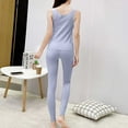 thumbnail image 6 of Uaswgudfs Women's Pajama Set, Long Sleeve V - Neck Lounge Wear for Women, Cozy Casual Bedtime Pajamas Outfit, 6 of 6