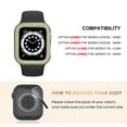 thumbnail image 4 of Worryfree Gadgets Bling Bumper Case for Apple Watch Green/Gold 45mm (C19-GNGD45), 4 of 7