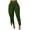 Army Green, variant on Women Denim Pants Full Length Women Fashion Clothes Tight High Waist Fringed Bandage Pants Solid Color Knitted Tassel Pants Ladies Ribcage Straight Ankle Jumpsuits