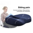 thumbnail image 2 of Buttocks Cushion Hemorrhoid Seat Pad Not Stuffy Tailbone Pressure Relief Memory Foam Support Back Pain Relief Slow Rebound Office Car Wheelchair Long Flights Seating, 2 of 10
