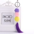 thumbnail image 2 of Llavero hecho a mano con borla y bola, lindo llavero, decoración, bolso, colgante, accesorio (7), 2 of 2