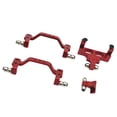 thumbnail image 2 of TISHITA 4Pcs 1:16 Servo Mount Metal Car Modified Steering Gear Holder for C64 RC Car red, 2 of 8
