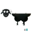 thumbnail image 3 of Toilet Roll Holder Metal Paper Holder Sheep Shape Paper Storage (Black), 3 of 5