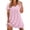 Flowers Pink, variant on Ekouaer Nightgowns for Women Cotton Night Gowns Short Sleeve Pleated Sleep Shirts Lace Trim Moo Moos Ladies Sleepwear