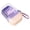 Purple, variant on Double Layer Hollow Out Soap Dish with Transparent Lid & Silicone Handle, Large Drainable Soap Holder for Bathroom Travel(1 Pcs)