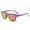 Purple, variant on Newbee Fashion-Kyra Kids Two Tone Vintage Style Sunglasses Flash Mirror Lens Girls Boys Sunglasses UV Protection