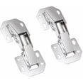 thumbnail image 1 of Bisagras de cierre, bisagra de puerta de armario de 90 grados, bisagra invisible para muebles para armario de cocina, puerta de armario de 77 mm, Starlight, 2 piezas, 1 of 5