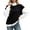 Black, variant on Pullover Sweatshirts for Women's Split Stand Collar Color Block Oversized Sport Hoodless Long Sleeve Tops High Neck Fall Tunic Blouses