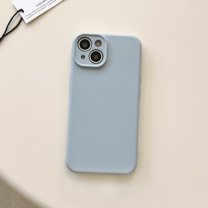 Liquid Silicone Case for iPhone 15, Premium Rubber Gel Silicone Case, Full Protection Soft Microfiber Lining Case Anti-Scratch Flexible Bumper Phone Cover for iPhone 15, Cyan