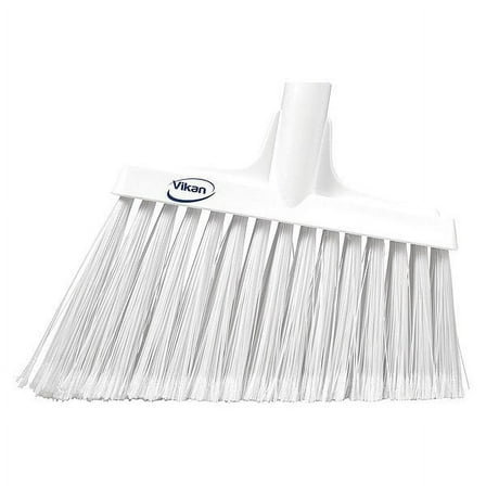 Vikan 9 in Sweep Face Broom Head, Synthetic, White 29165