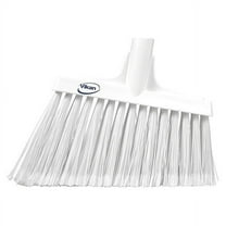 Vikan 9 in Sweep Face Broom Head, Synthetic, White 29165