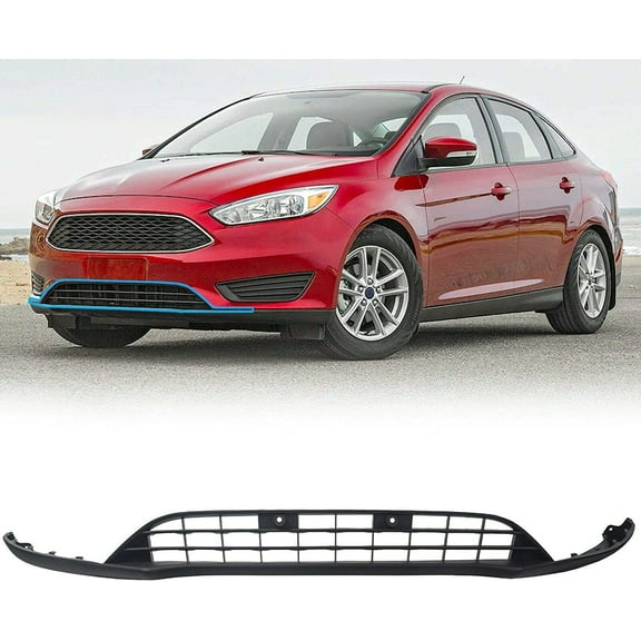 JIJIGUA for Ford for Focus 2015-2018 Front Bumper Lower Valance Panel Grill