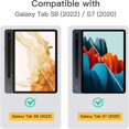 AutoCovers Case for Samsung Galaxy Tab S8 2022/S7 2020 11 Inch