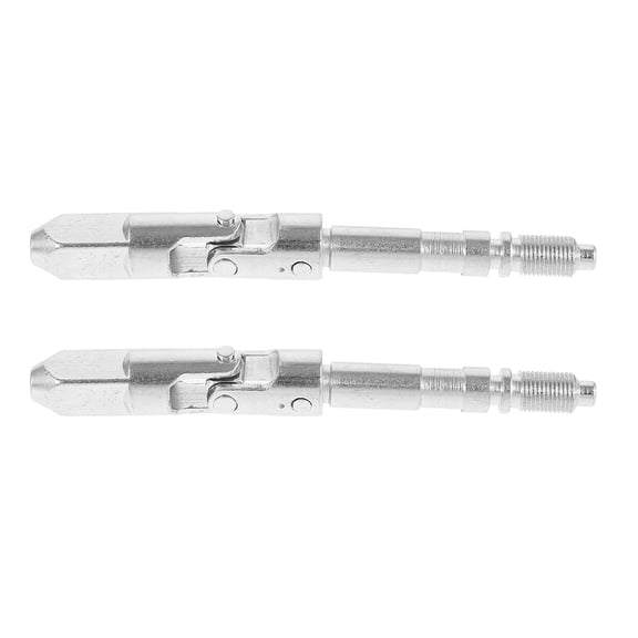 LEORX 2Pcs Silver Floor Jack Universal Cardan Shaft with Drop Switch for Car Use