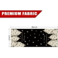 thumbnail image 5 of Christmas Table Runner Xmas Golden Tree Star Snowflake Black Merry Christmas 13 x 60 Inch Long Runners Winter Holiday Home Kitchen Table Decor, 5 of 6