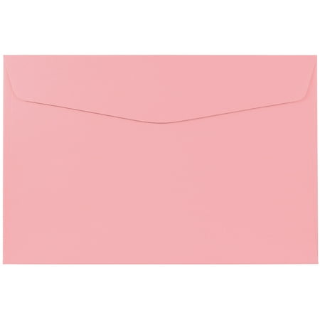UPC: 0842497108315 | JAM 6 x 9 Booklet Envelopes  Baby Pink  50/Pack
