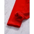 thumbnail image 5 of LiiYii Girls' Active Yoga Tights Athletic Sports Workout Stretchy Dance Leggings Running Compression Red 16, 5 of 7