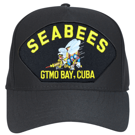 SEABEES with Bee GTMO Bay Ball Cap