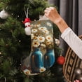 thumbnail image 5 of Salouo Rustic Daisy Mason Jars Print Christmas Decorations Stockings 1 Pack 18'' Xmas Stockings Holiday Stocking Personalized Farmhouse Decor for Home Family Party Tree, 5 of 7