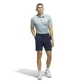 thumbnail image 3 of Adidas Golf Men's Core Allover Print Polo Golf Shirt,  Large Blue/Silver Green -, 3 of 4