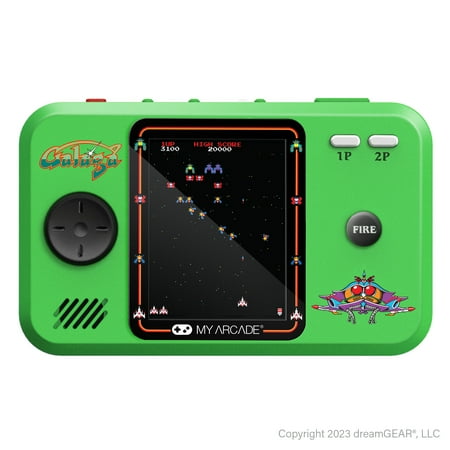 My Arcade - Galaga Pocket Player Pro - Green & Black