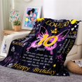 thumbnail image 3 of 12 Year Old Girl Birthday Gifts - 12th Birthday Gifts for Girls,Crown Throw Blanket for Girls Soft Flannel Throw Blanket Gift for Kids Birthday Gifts Decorations for Girls Throw Blanket,60"x50", 3 of 5