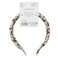 thumbnail image 6 of Scunci Braided Fashion Headband, White and Brown, 6 of 6