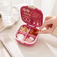 thumbnail image 6 of LEHOZIHEQ Mini Jewelry Travel Case, Small Portable Jewellry Organizer Box, Display Storage Box for Rings Earrings Necklaces, Gifts for Girl, Women, Wedding, Birthday, 6 of 6