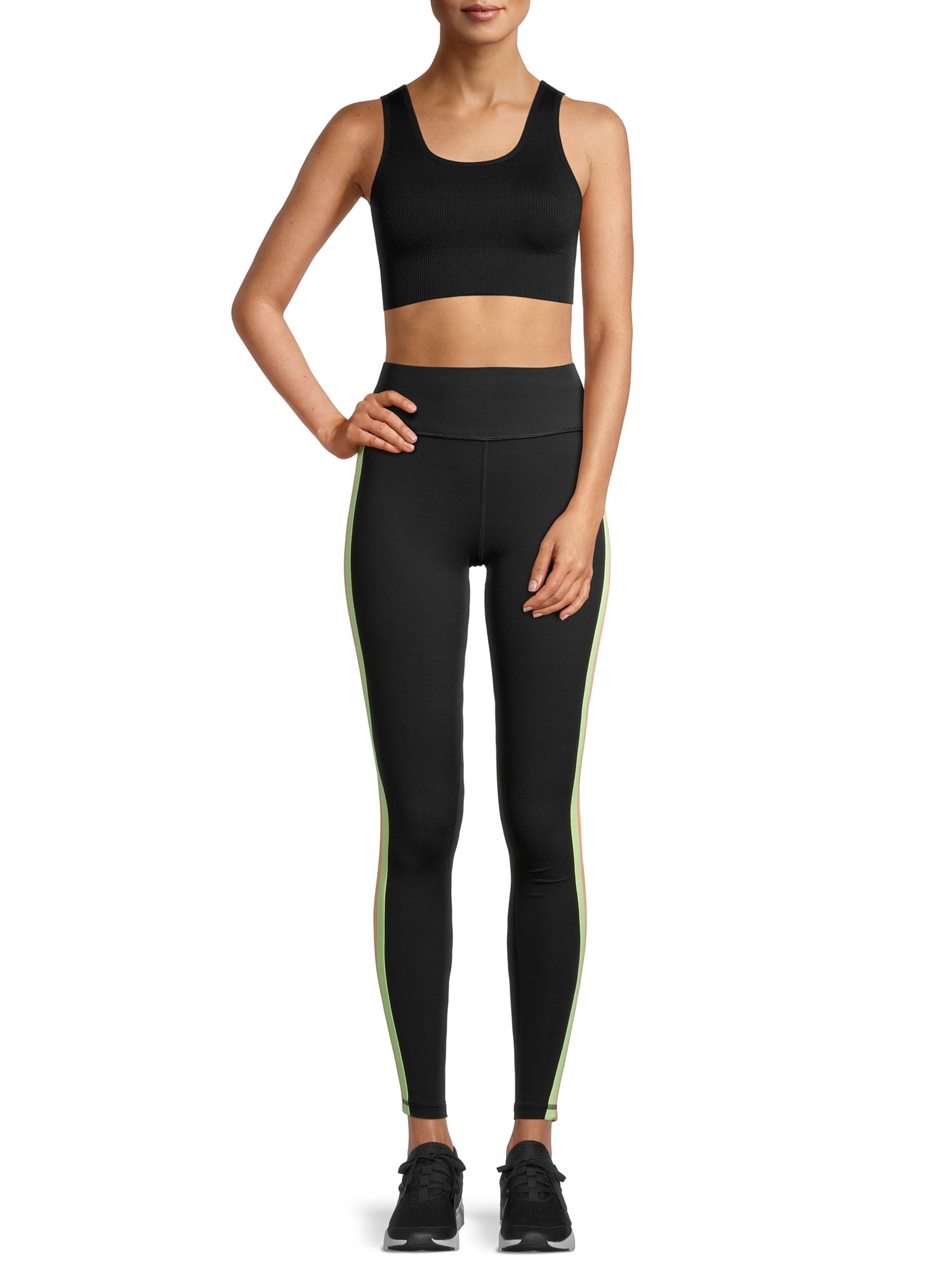 Avia Women’s Low Support Seamless Scoop Neck Sports Bra