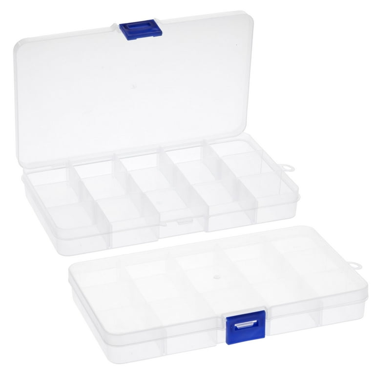 #Transparent Plastic Organizer Jewelry Storage Boxes Multipurpose Storage  Box