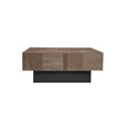 thumbnail image 5 of Taran Designs Maria Modern Solid Wood Coffee Table in Dark Brown, 5 of 6