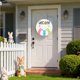 thumbnail image 5 of Easter Bunny Decoration Hanging Easter Egg Wooden Hanging Decoration Holiday Party Wall Decoration Pendant, 5 of 6