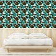 thumbnail image 3 of Ambesonne Retro Peel & Stick Wallpaper for Home, Grungy Geometric Circles, 13"x36", Multicolor, 3 of 5