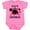 Raspberry, variant on Inktastic Valentine's Day Gigi's Lovebug Boys or Girls Baby Bodysuit