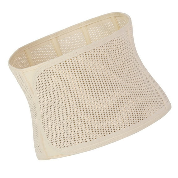 YIGSECU Invisible Waist Brace Breathable Hollowed Out Abdominal Support Girdle for Recovery and Long Sitting Comfort