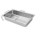 thumbnail image 2 of Full Size Food Pan + Perforated Steam Pan + Cover Steam Table Catering Buffet, 2 of 25