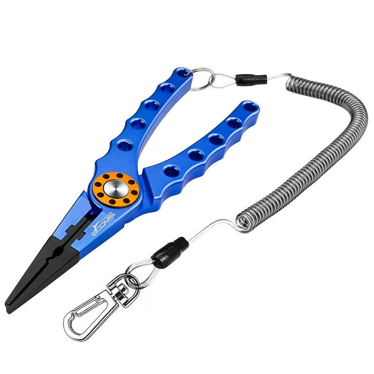 Booms Fishing X01 Fishing Pliers Aluminum Construction with Coil